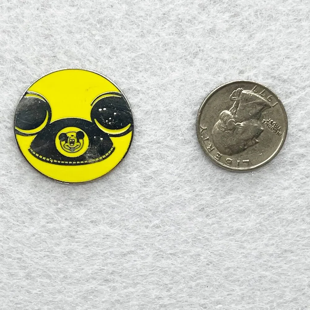 🔮 5/$25 Disney Mickey Ear Hat Park Icon Pin‎